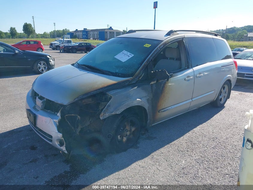 2005 Nissan Quest 3.5 S VIN: 5N1BV28U75N101345 Lot: 39747194