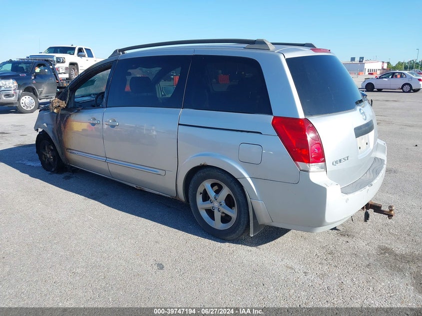 2005 Nissan Quest 3.5 S VIN: 5N1BV28U75N101345 Lot: 39747194