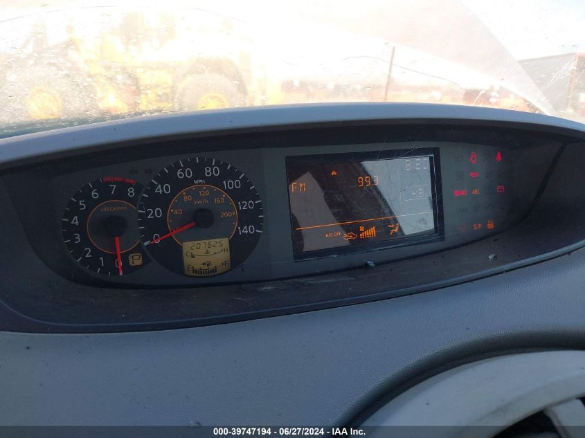 2005 Nissan Quest 3.5 S VIN: 5N1BV28U75N101345 Lot: 39747194