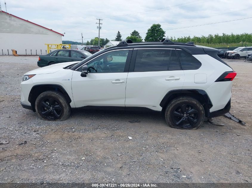 2021 Toyota Rav4 Hybrid Xse VIN: 4T3E6RFV8MU043109 Lot: 39747221