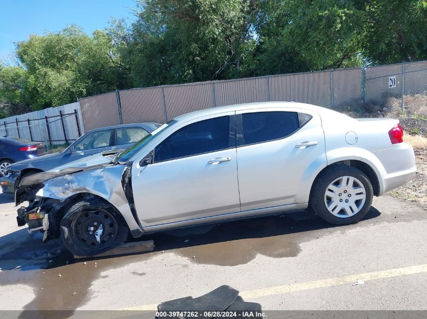 2011 Dodge Avenger Express VIN: 1B3BD4FB7BN606190 Lot: 39747262