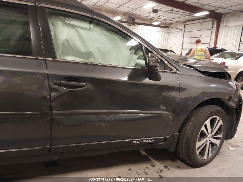 2018 Subaru Outback 2.5I Limited VIN: 4S4BSANC4J3249246 Lot: 39747272