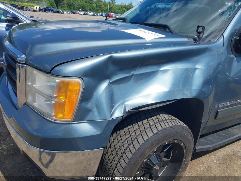 2009 GMC Sierra K1500 Sle VIN: 3GTEK23M69G224635 Lot: 39747277