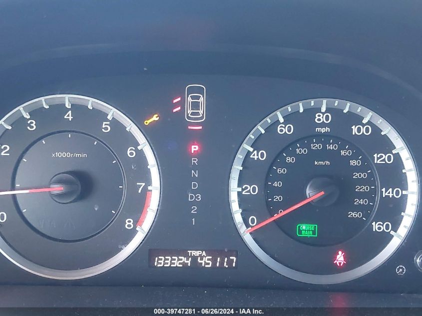 2009 Honda Accord 2.4 Ex VIN: 1HGCP26729A133179 Lot: 39747281