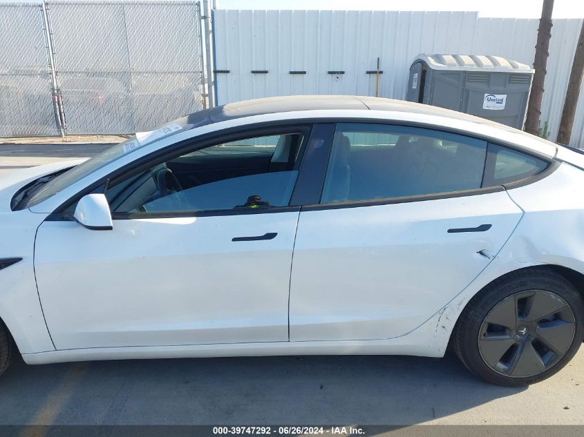 2021 Tesla Model 3 VIN: 5YJ3E1EA7MF921161 Lot: 39747292