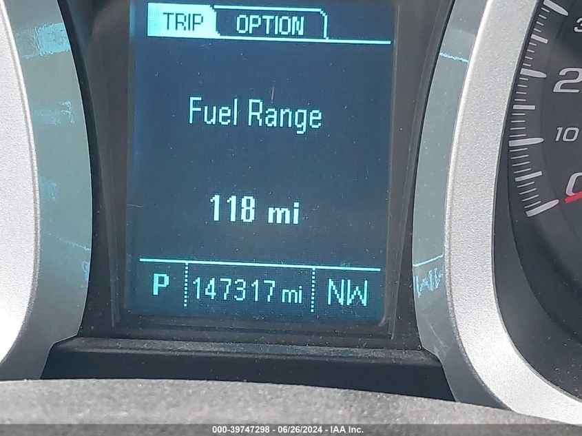 2013 Chevrolet Equinox 1Lt VIN: 2GNALDEK7D6142766 Lot: 39747298