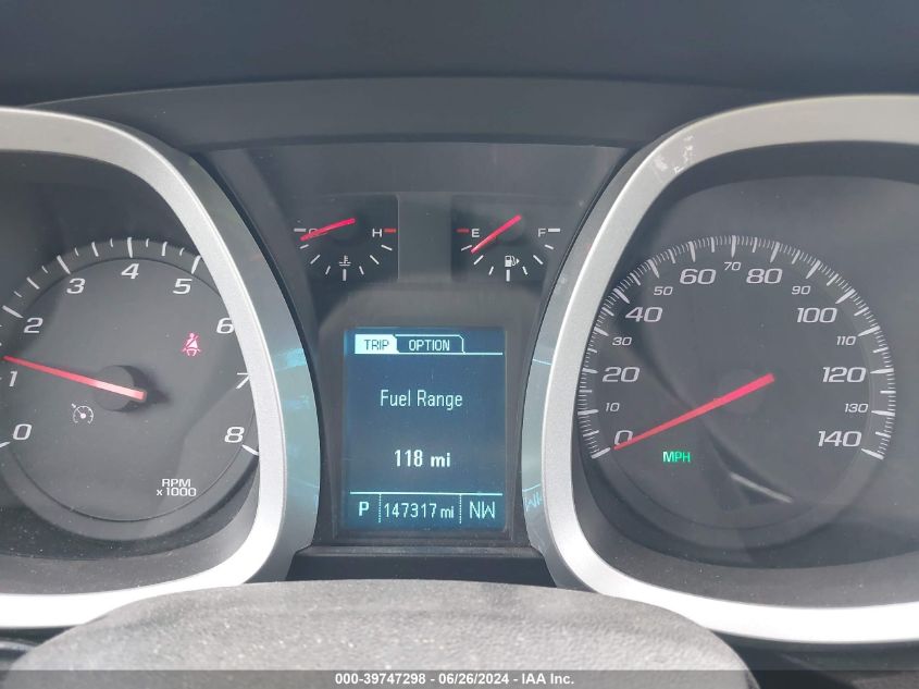 2013 Chevrolet Equinox 1Lt VIN: 2GNALDEK7D6142766 Lot: 39747298