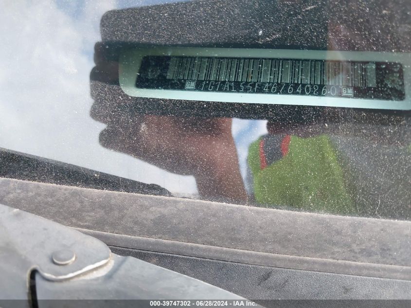 2006 Chevrolet Cobalt Lt VIN: 1G1AL55F467640260 Lot: 39747302