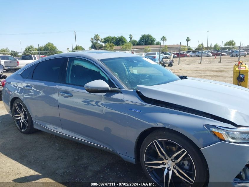 2022 Honda Accord Hybrid Touring VIN: 1HGCV3F95NA006983 Lot: 39747311