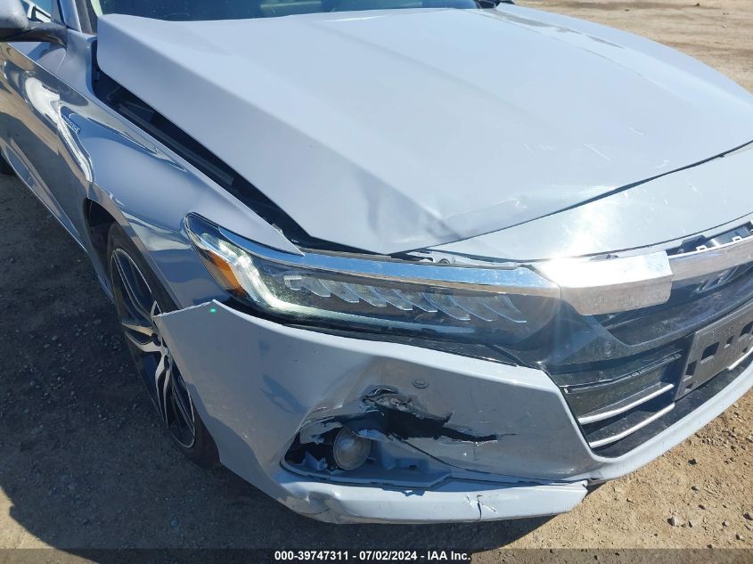 2022 Honda Accord Hybrid Touring VIN: 1HGCV3F95NA006983 Lot: 39747311