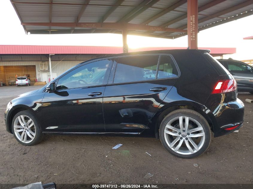 2017 Volkswagen Golf Tsi S 4-Door/Tsi Se 4-Door/Tsi Sel 4-Door/Tsi Wolfsburg Edition 4-Door VIN: 3VW217AU4HM042886 Lot: 39747312