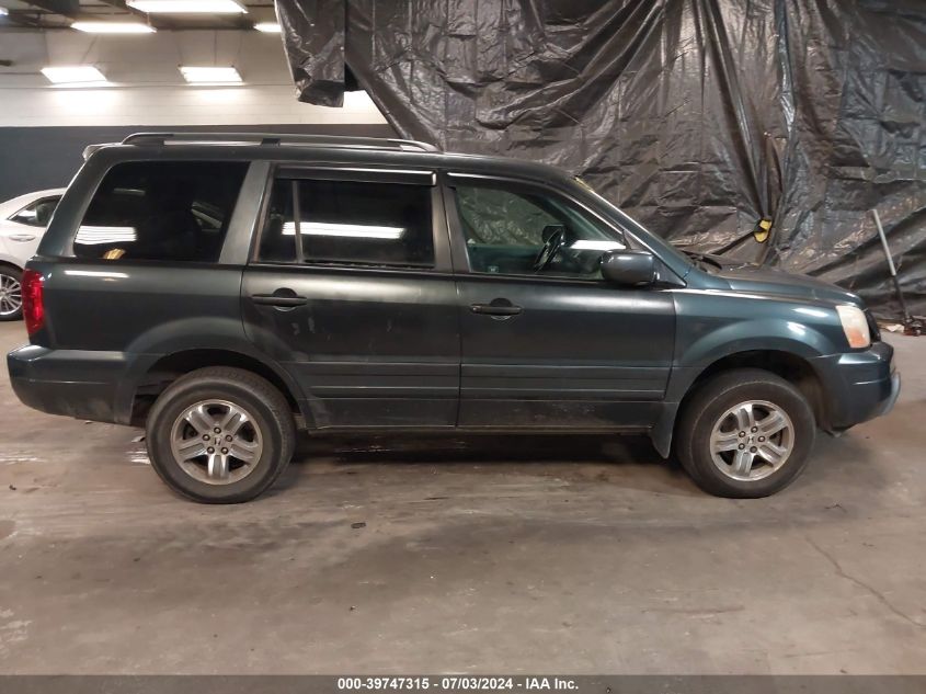 2005 Honda Pilot Exl VIN: 2HKYF18705H552293 Lot: 39747315