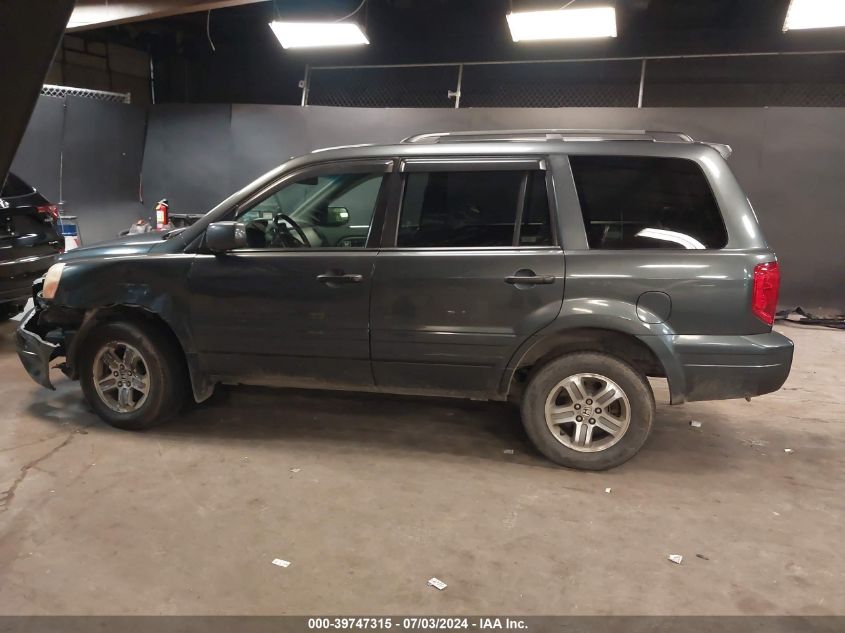 2005 Honda Pilot Exl VIN: 2HKYF18705H552293 Lot: 39747315