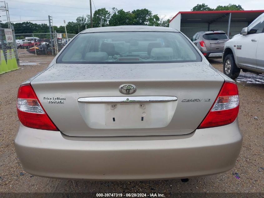 2004 Toyota Camry Le/Xle/Se VIN: 4T1BE32K74U926612 Lot: 39747319
