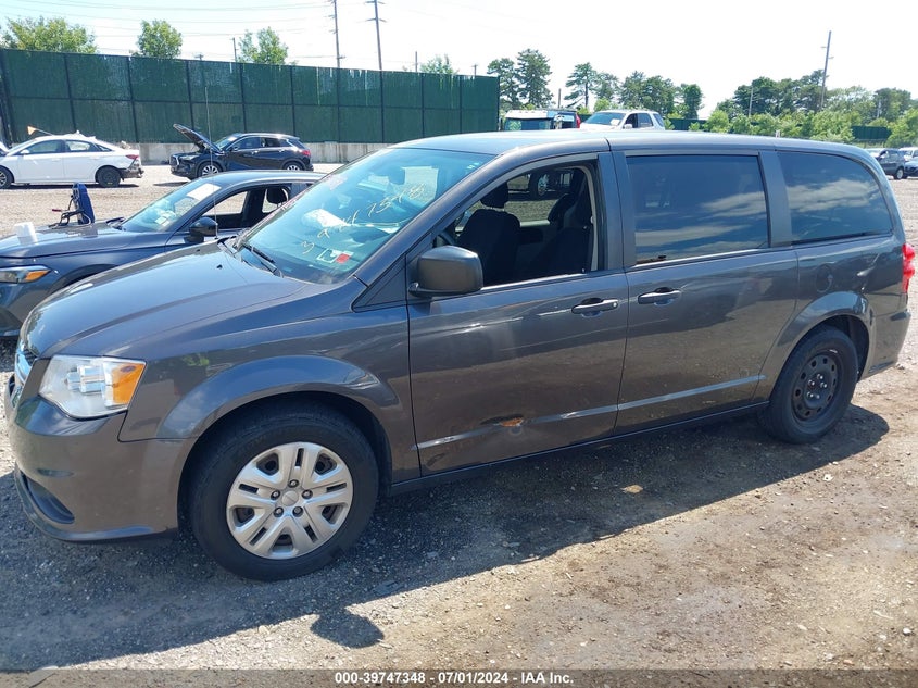 2019 DODGE GRAND CARAVAN SE - 2C4RDGBG1KR718681