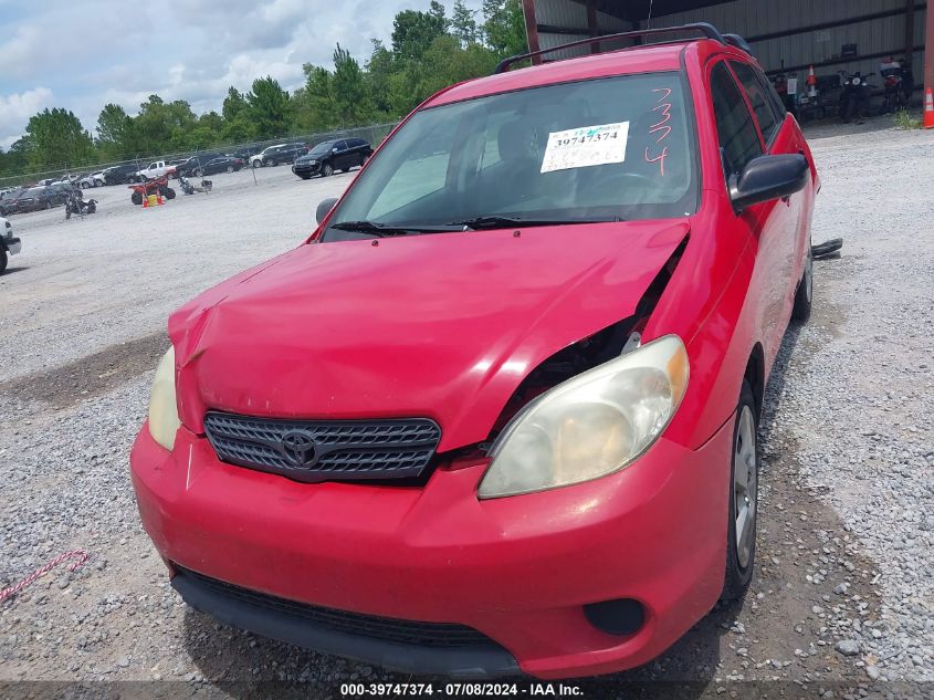 2006 Toyota Matrix VIN: 2T1KR32E86C583800 Lot: 39747374