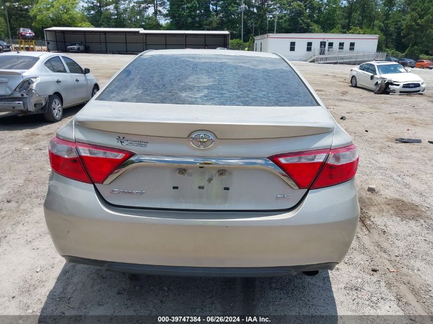 2016 Toyota Camry Se VIN: 4T1BF1FK1GU169237 Lot: 39747384