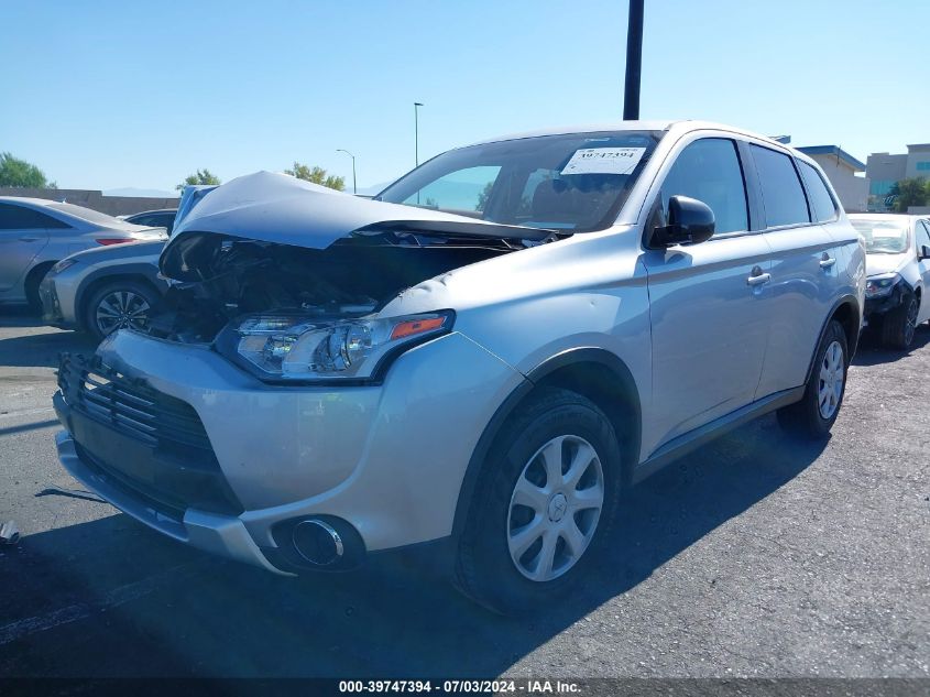 2015 Mitsubishi Outlander Es VIN: JA4AD2A36FZ001214 Lot: 39747394