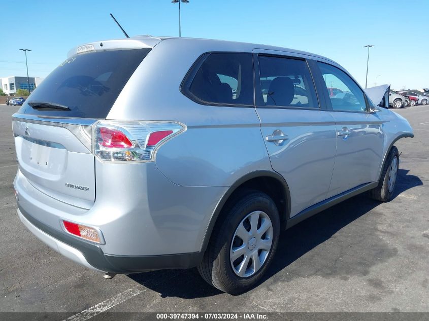 2015 Mitsubishi Outlander Es VIN: JA4AD2A36FZ001214 Lot: 39747394