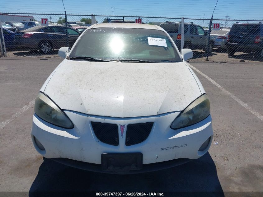 2006 Pontiac Grand Prix VIN: 2G2WP552661124501 Lot: 39747397