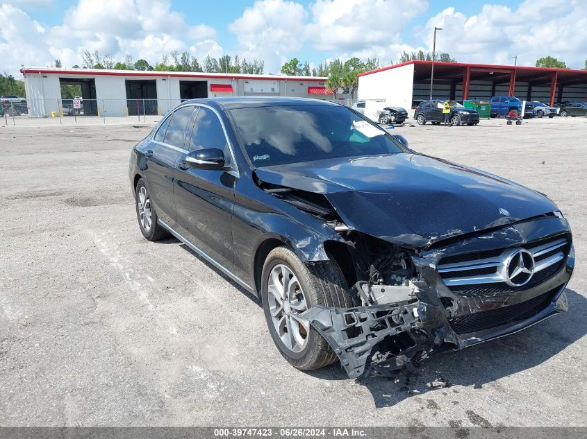 55SWF4KB8FU093132 2015 MERCEDES-BENZ C CLASS - Image 1