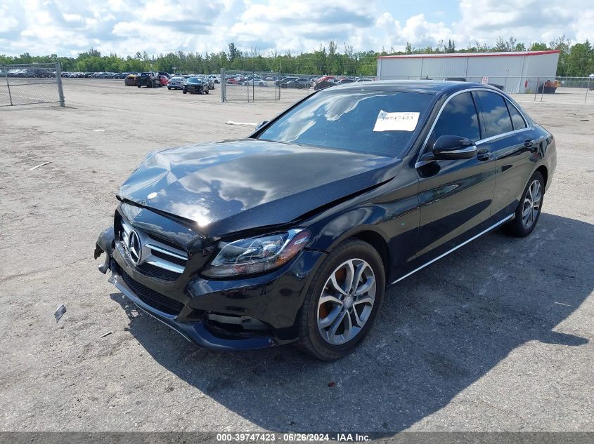 55SWF4KB8FU093132 2015 MERCEDES-BENZ C CLASS - Image 2