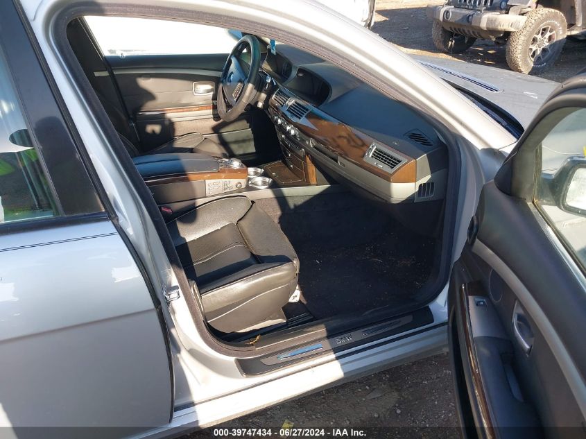 2008 BMW 750 Li VIN: WBAHN83578DC83057 Lot: 39747434