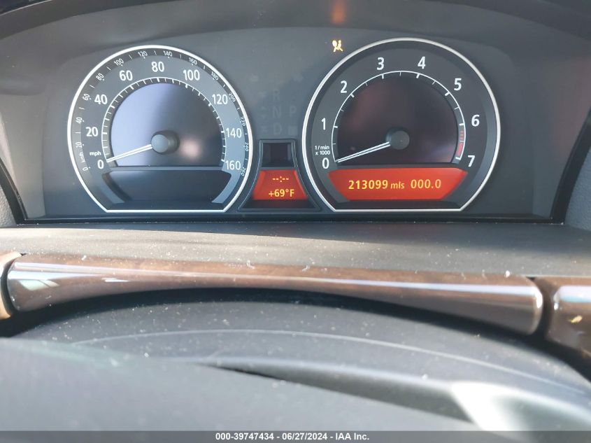 2008 BMW 750 Li VIN: WBAHN83578DC83057 Lot: 39747434