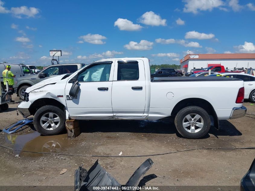 2021 Ram 1500 Classic Tradesman Quad Cab 4X4 6'4 Box VIN: 1C6RR7FT1MS503108 Lot: 39747443