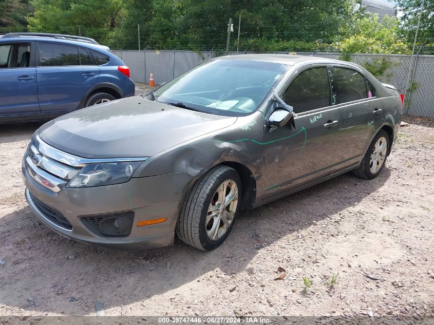 2012 Ford Fusion Se VIN: 3FAHP0HA5CR101105 Lot: 39747446