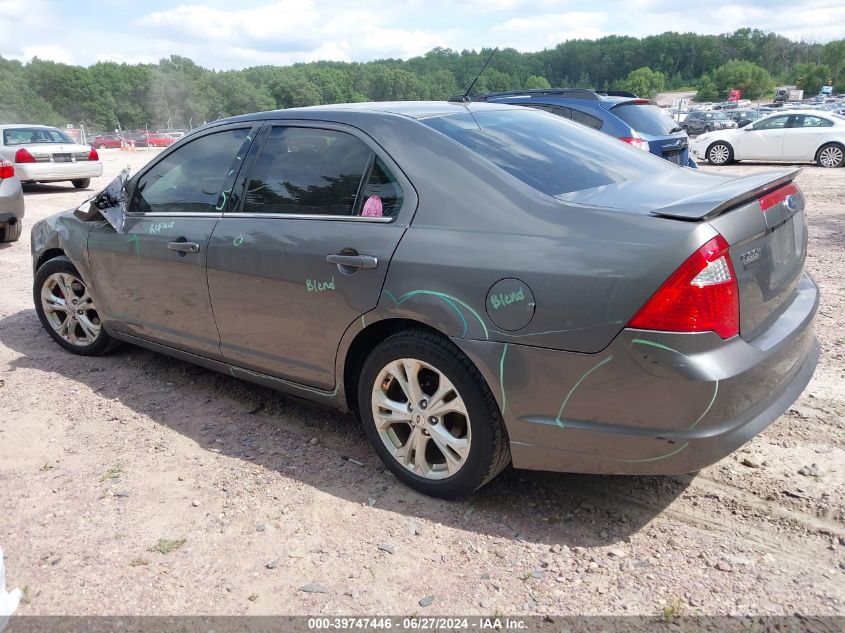 2012 Ford Fusion Se VIN: 3FAHP0HA5CR101105 Lot: 39747446