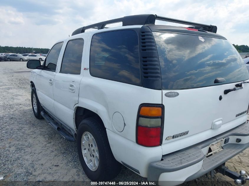 2005 Chevrolet Tahoe Z71 VIN: 1GNEC13ZX5R242897 Lot: 39747448