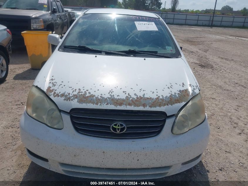 2004 Toyota Corolla Le VIN: 1NXBR32E14Z301492 Lot: 39747451