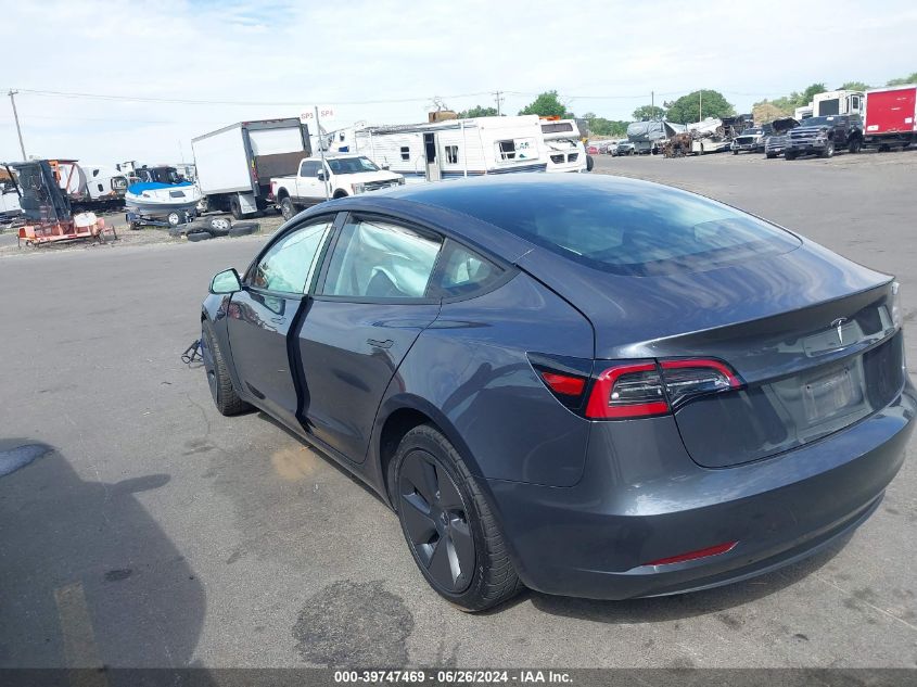 2023 Tesla Model 3 Rear-Wheel Drive VIN: 5YJ3E1EA5PF518218 Lot: 39747469