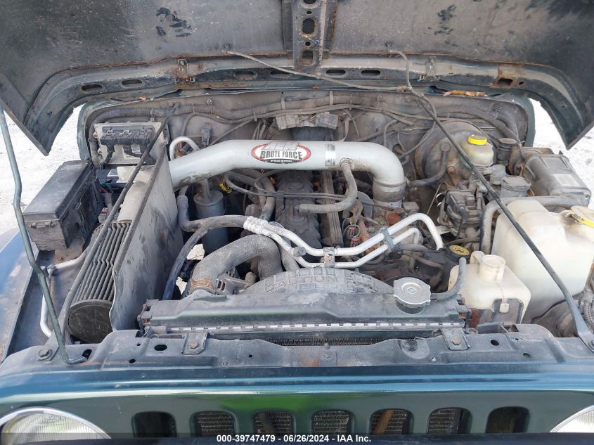 2002 Jeep Wrangler / Tj Sport VIN: 1J4FA49S42P735944 Lot: 39747479