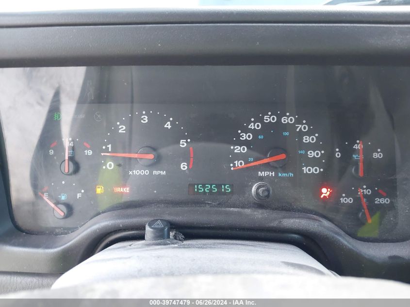 2002 Jeep Wrangler / Tj Sport VIN: 1J4FA49S42P735944 Lot: 39747479