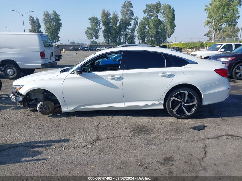 2021 Honda Accord Sport VIN: 1HGCV1F33MA007953 Lot: 39747482