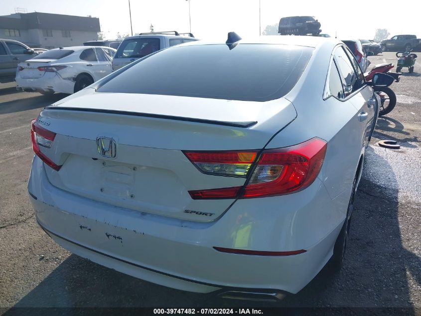 2021 Honda Accord Sport VIN: 1HGCV1F33MA007953 Lot: 39747482