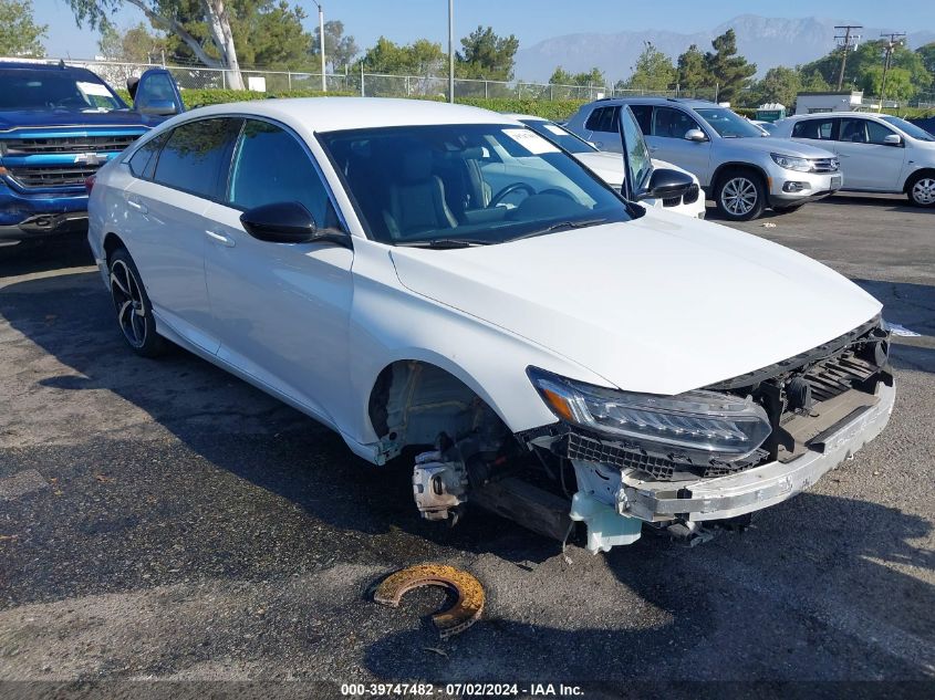 2021 Honda Accord Sport VIN: 1HGCV1F33MA007953 Lot: 39747482