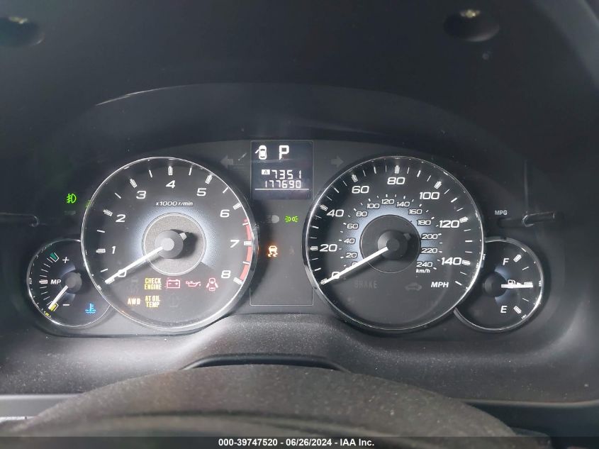 2010 Subaru Legacy 2.5I Limited VIN: 4S3BMBK67A3226529 Lot: 39747520