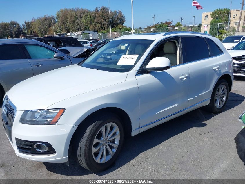 2014 Audi Q5 Premium VIN: WA1CFAFP3EA053261 Lot: 39747523