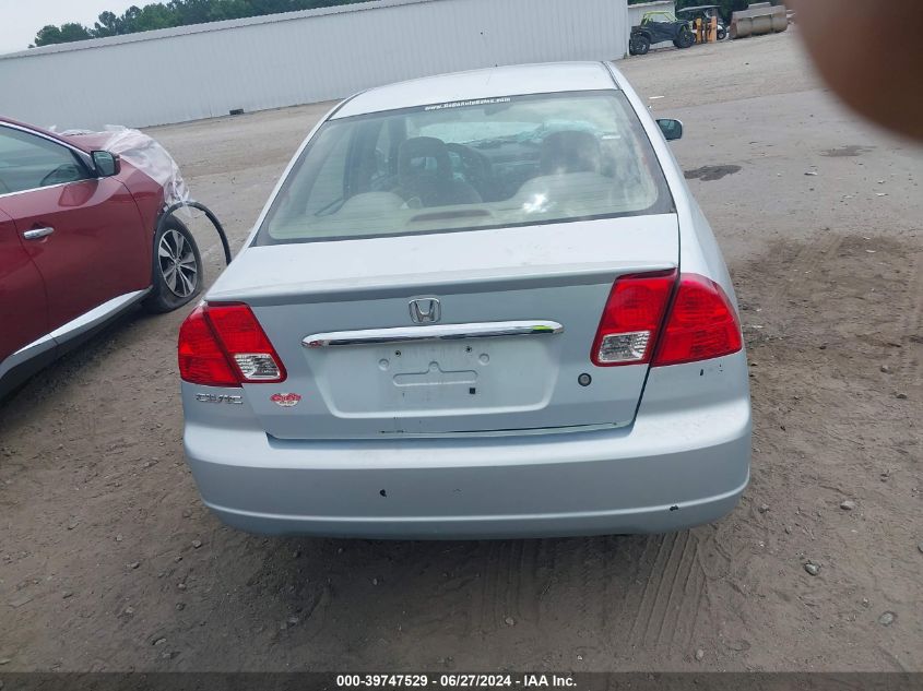 2003 Honda Civic Hybrid VIN: JHMES96633S004339 Lot: 39747529