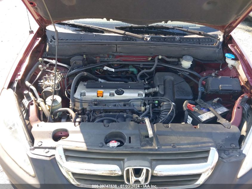 2004 Honda Cr-V Ex VIN: SHSRD78884U255168 Lot: 39747538