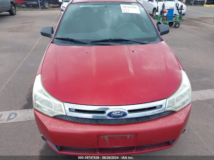 2011 Ford Focus Se VIN: 1FAHP3FN6BW198320 Lot: 39747539