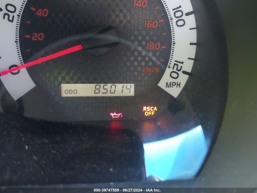 2013 Toyota Tacoma Base V6 VIN: 3TMLU4EN7DM122905 Lot: 39747559