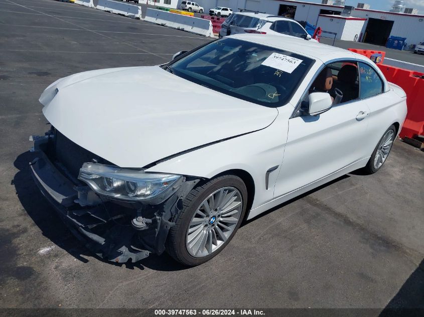 2015 BMW 428I VIN: WBA3V5C59F5A79280 Lot: 39747563