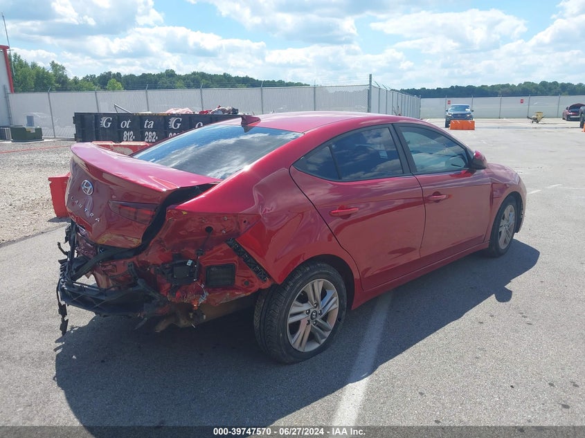 VIN KMHD84LF1KU779529 2019 HYUNDAI ELANTRA SEL