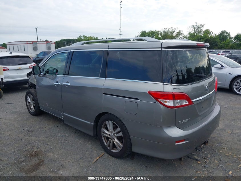 2012 Nissan Quest Sl VIN: JN8AE2KP2C9032464 Lot: 39747605