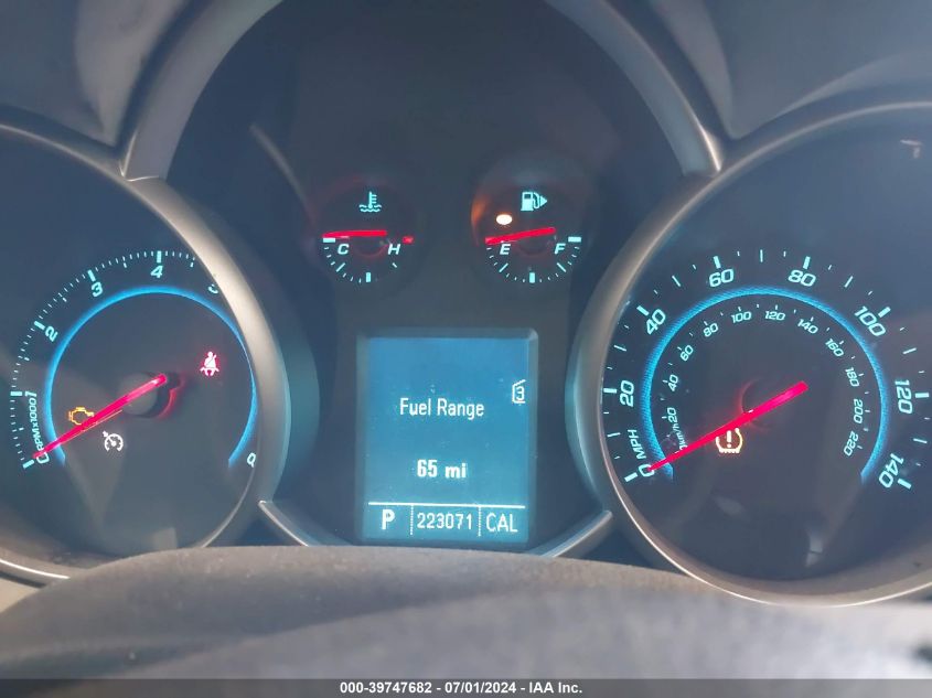 2011 Chevrolet Cruze 1Lt VIN: 1G1PF5S91B7182204 Lot: 39747682