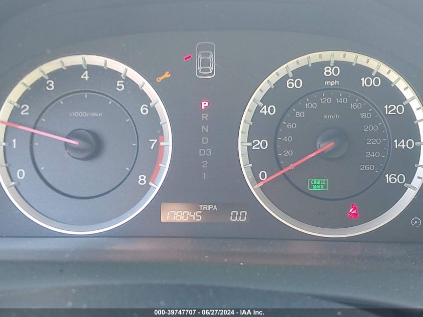 2011 Honda Accord Se VIN: 1HGCP2F68BA097088 Lot: 39747707